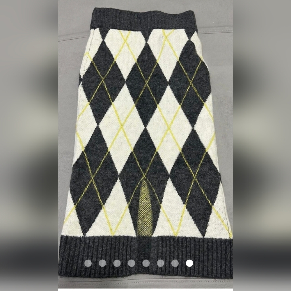 Pringle of Scotland X H&M Argyle Knit Skirt